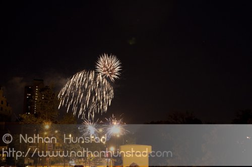 Minneapolis fireworks on 4 July 2010